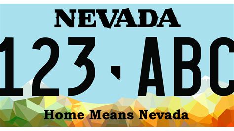 lv license plate|dmv nevada license plate availability.